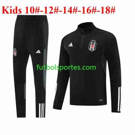 Besiktas Niño Chaqueta de Entrenamiento Trajes Negro 2023/2024